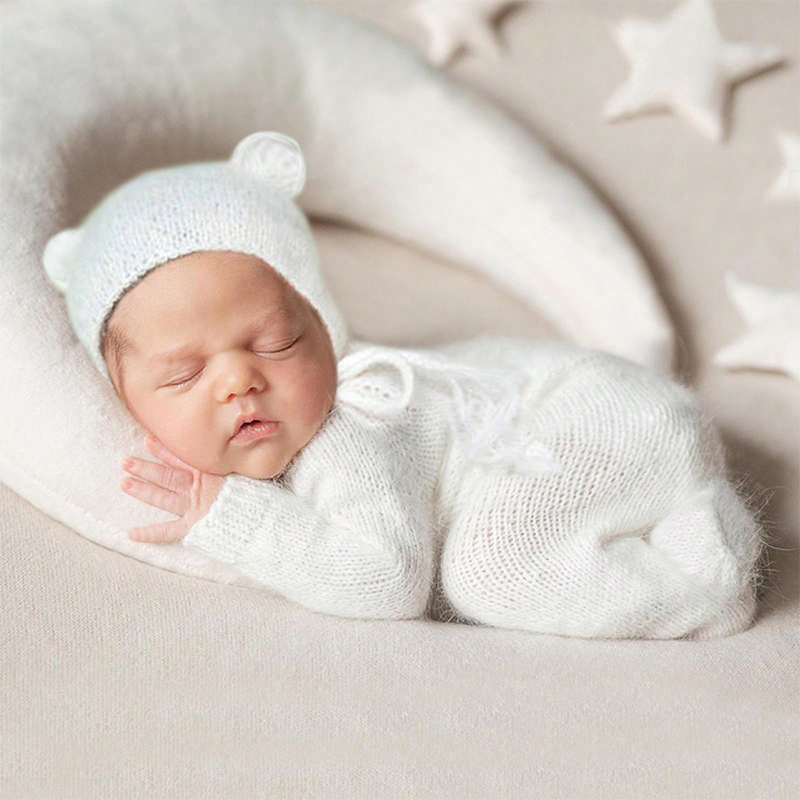 Baby Clothing Dividers - بذلة آذان الدب الأصفر لحديثي الولادة
