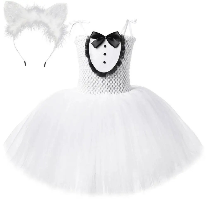 فستان توتو على شكل قطة بيضاء و - مراجعة Baby Clothing Dresser وسعره