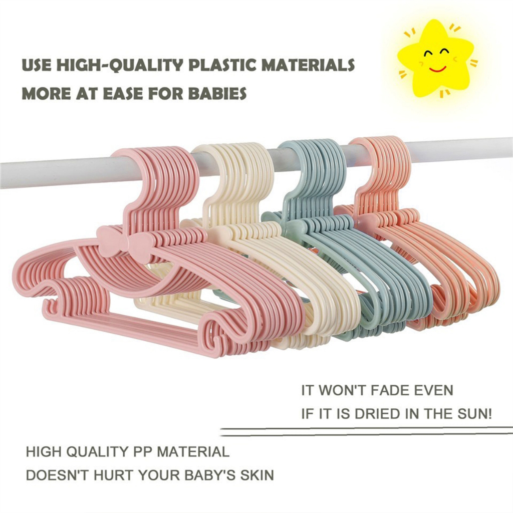 مجموعة من 12 قطعة من شماعات مل - مراجعة Baby Clothing Hanging Rack وسعره